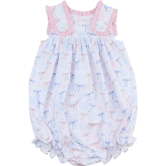 Bow And Shell Knit Bubble