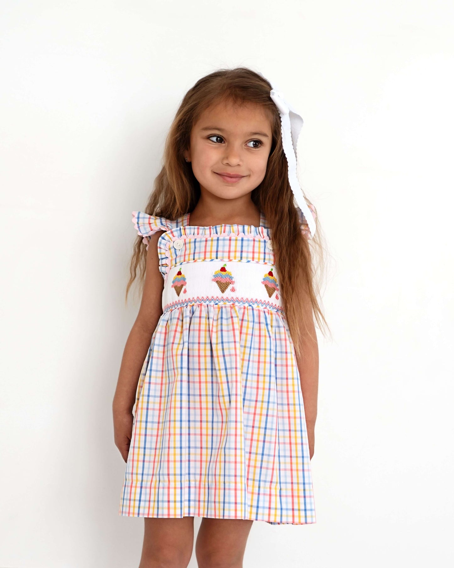 Smocked Ice Cream Dress