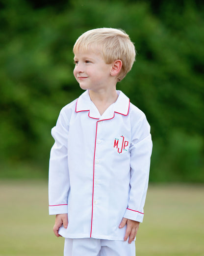 White And Red Pajamas