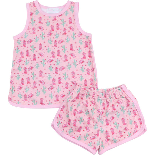 Pink And Green Knit Rodeo Play Set