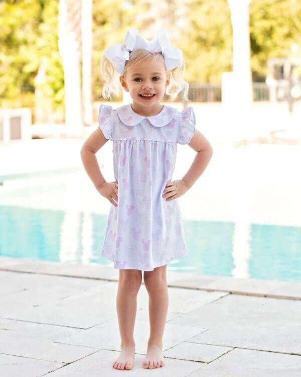 Mouse Ears Print Knit Dress  Cecil and Lou