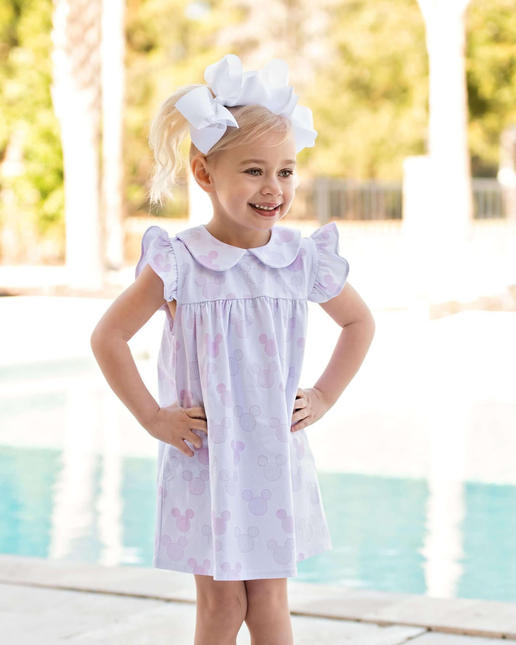 Mouse Ears Print Knit Dress  Cecil and Lou