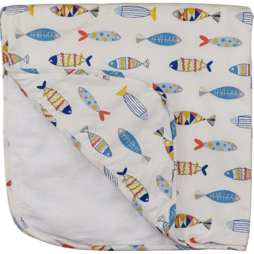 Multicolor Fish Hooded Towel