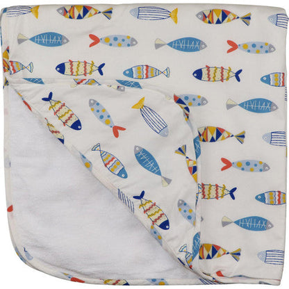 Multicolor Fish Hooded Towel