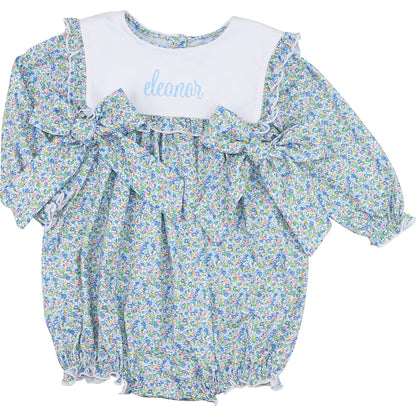 Petite Floral Knit Bow Bubble