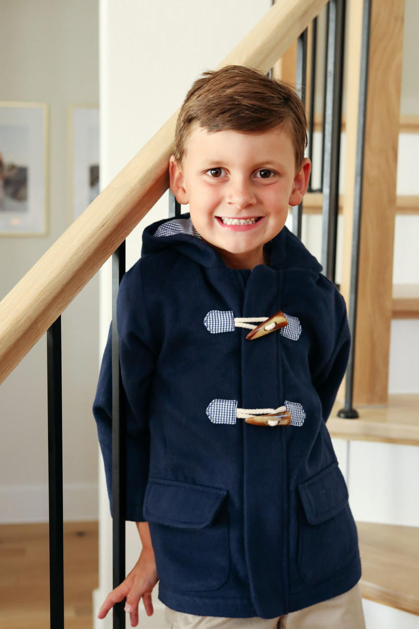 Navy Toggle Coat