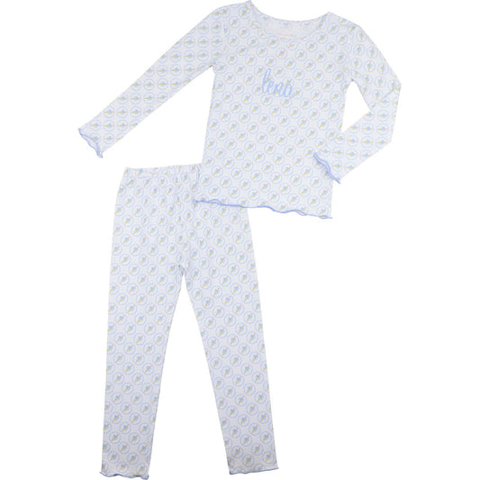 Pencil And Bow Knit Pajamas