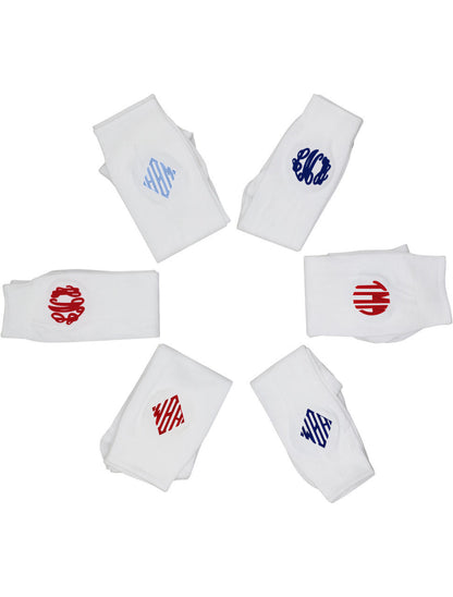Monogrammed Knee Socks