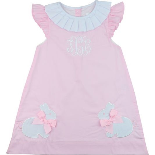 Pink And White Bunny Dress