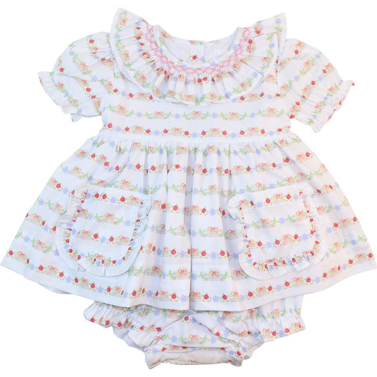 Smocked Back To School Pocket Diaper Set